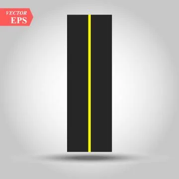Road icon. Highway vector sign.Flat symbol design Illustration