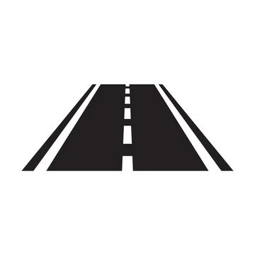 Road icon vector for graphic design, logo, website, social media, mobile app, Stock Illustration