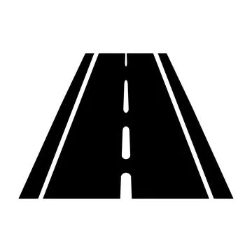 Road icon vector Stock Illustration