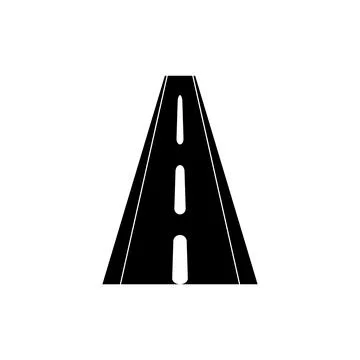 Road icon vector Stock Illustration