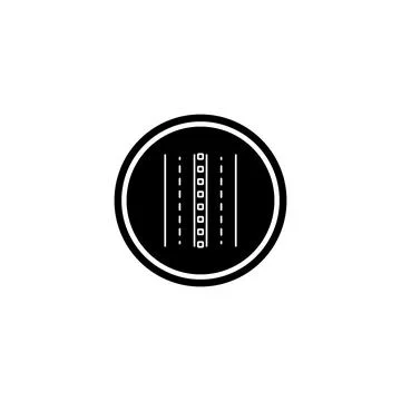 Road icon vector Stock Illustration