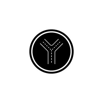 Road icon vector Stock Illustration