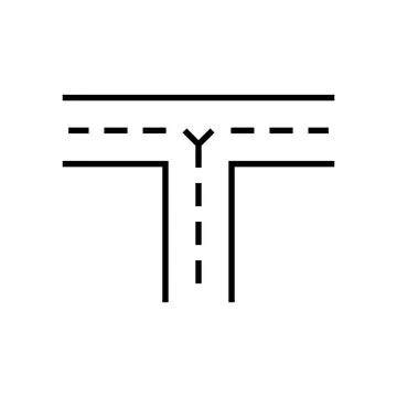 Road icon vector Stock Illustration