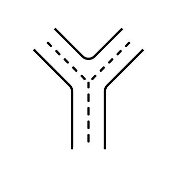 Road icon vector Stock Illustration