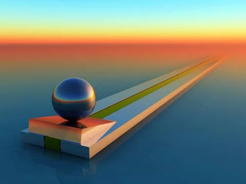 The road Illustrazione stock