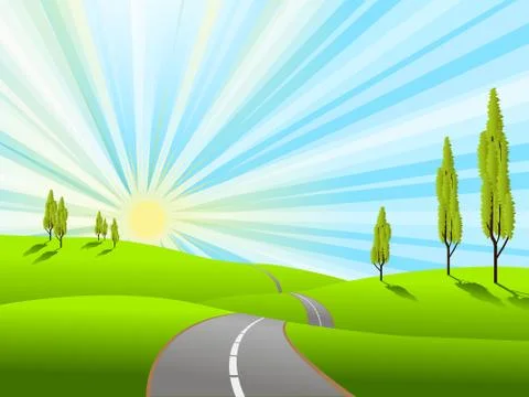 Road Stock Illustration