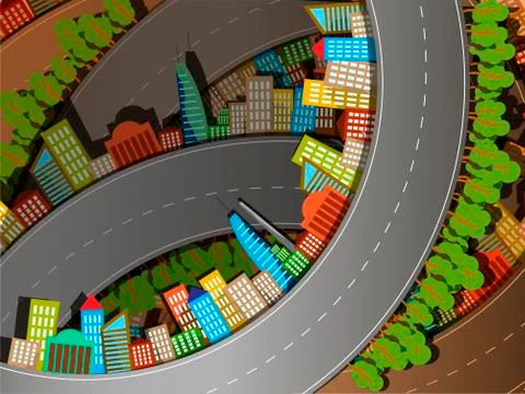 Road Stock Illustration