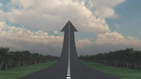 Road Up Illustrazione stock