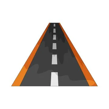 Road illustration イラスト素材