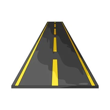 Road illustration Stock Illustration