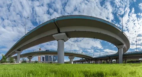 Road interchange Stock Photos