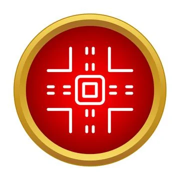 Road intersection map symbol illustrating urban navigation Illustrazione stock