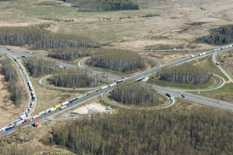 Road intersection Stock Photos
