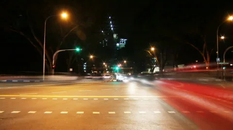 Road intersection timelapse  Stock Footage 674027