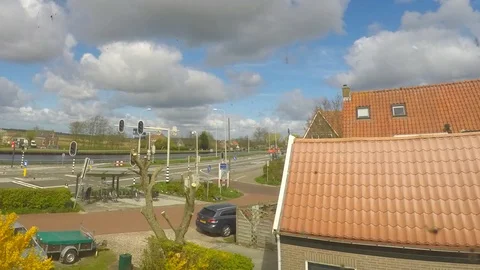 Road Inteserction Timelapse Stock Footage 90413450