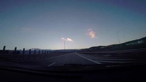 On the road journey.mp4 Stockbeeldmateriaal 57304442