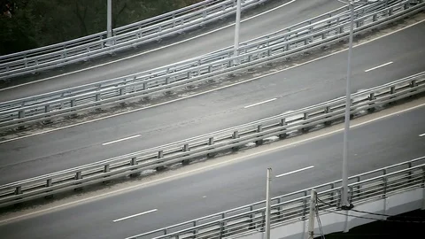 Road junction close-up Stock-Footage 107405251