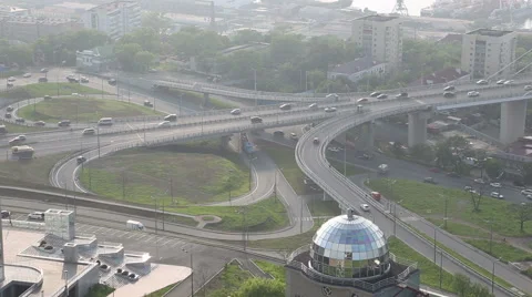 The Road junction Stock Footage 61520317