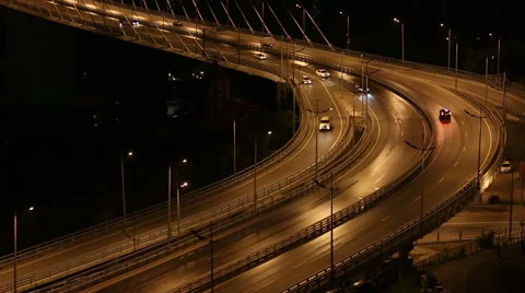 The road junction Stock Footage 61520406