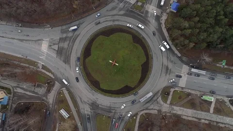 Road junction Stock Footage 83382181