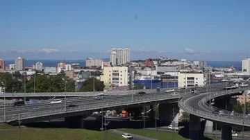 Road junction Vídeo Stock 85599876