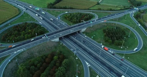Road junction Stock Footage 115697138