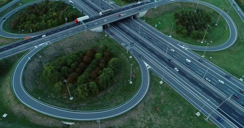 Road junction Stock Footage 115697160