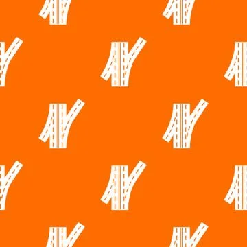 Road junction pattern orange Stock Illustration