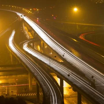 Road junction Stock Photos