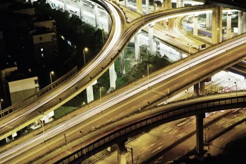 Road junction Stock Photos