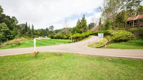 Road junction Stock Photos