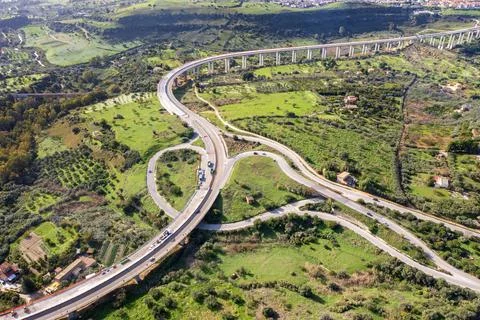 Road junction Stock Photos