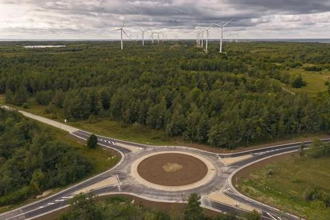 Road junction Foto stock