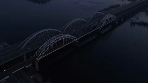 Road junction from the top Stock Footage 99207181