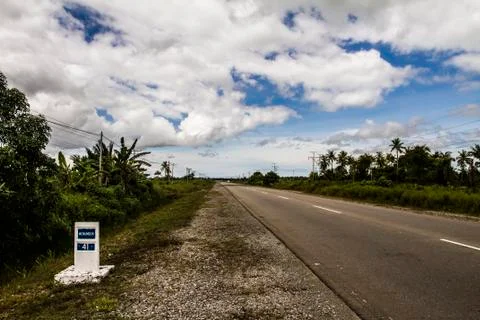 Road in the jungle Stock Photos