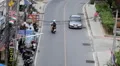 Road in Kata Beach in Phuket Island, Thailand, Palm Tree HD Footage
