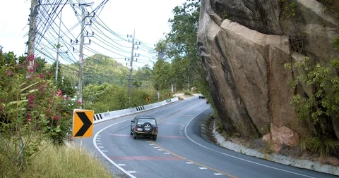 Road on Koh Samui Stock Footage 109321472