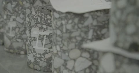 Road laboratory, core, road layer, road surface layer, route composition Stock Footage 308912552