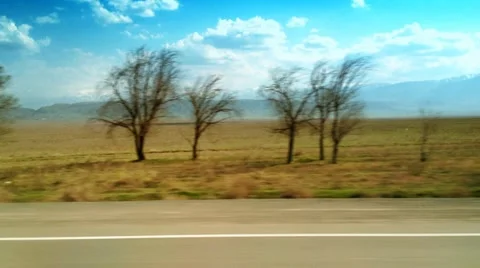 Road landscape 2 Stock Footage 11157810