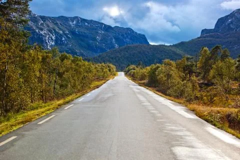 Road landscape Stock Photos