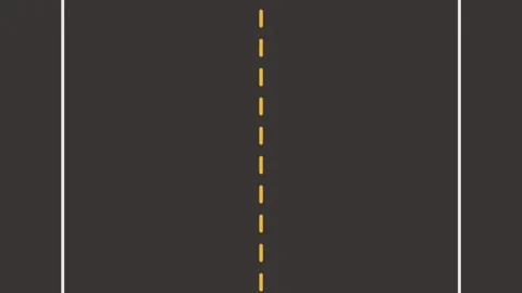Road lane dashes moving seamless looping background 4K 库存影片 337062496