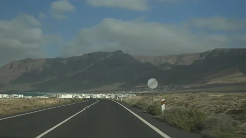 Road in Lanzarote Stock Footage 171272381