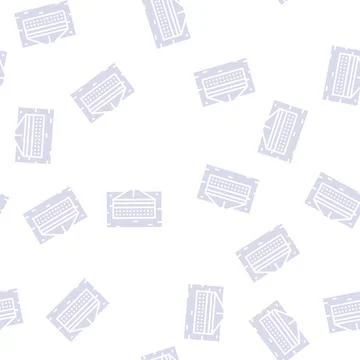 Road layer stone glyph seamless pattern Stockillustratie