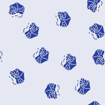 Road leading forward progress glyph seamless pattern Illustrazione stock