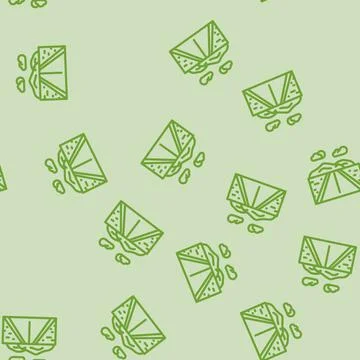 Road leading forward progress line vector seamless pattern 库存插图