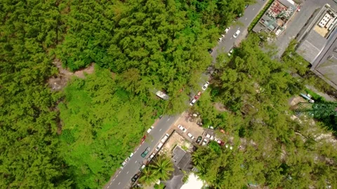 Road leading to Mountain Stock Footage 237610029