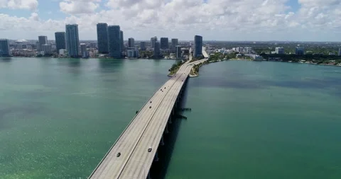This road leads to Miami Stock Footage 149644830