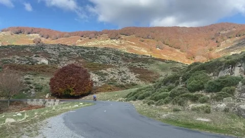 Road in Les Cévennes Stock Footage 345224601