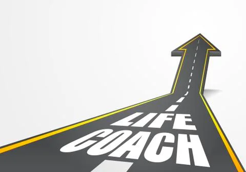 Road Life Coach Illustrazione stock