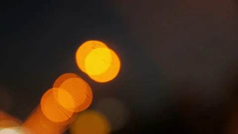 Road Lights Blurred Background Stock Footage 138954462